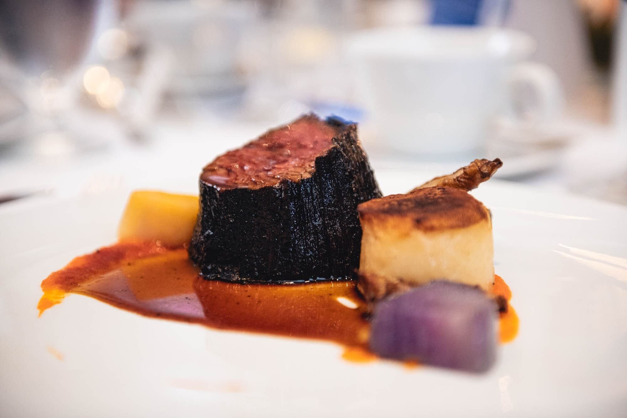 West Light Media Event Photography-61 Gourmet steak with vegetables on plate